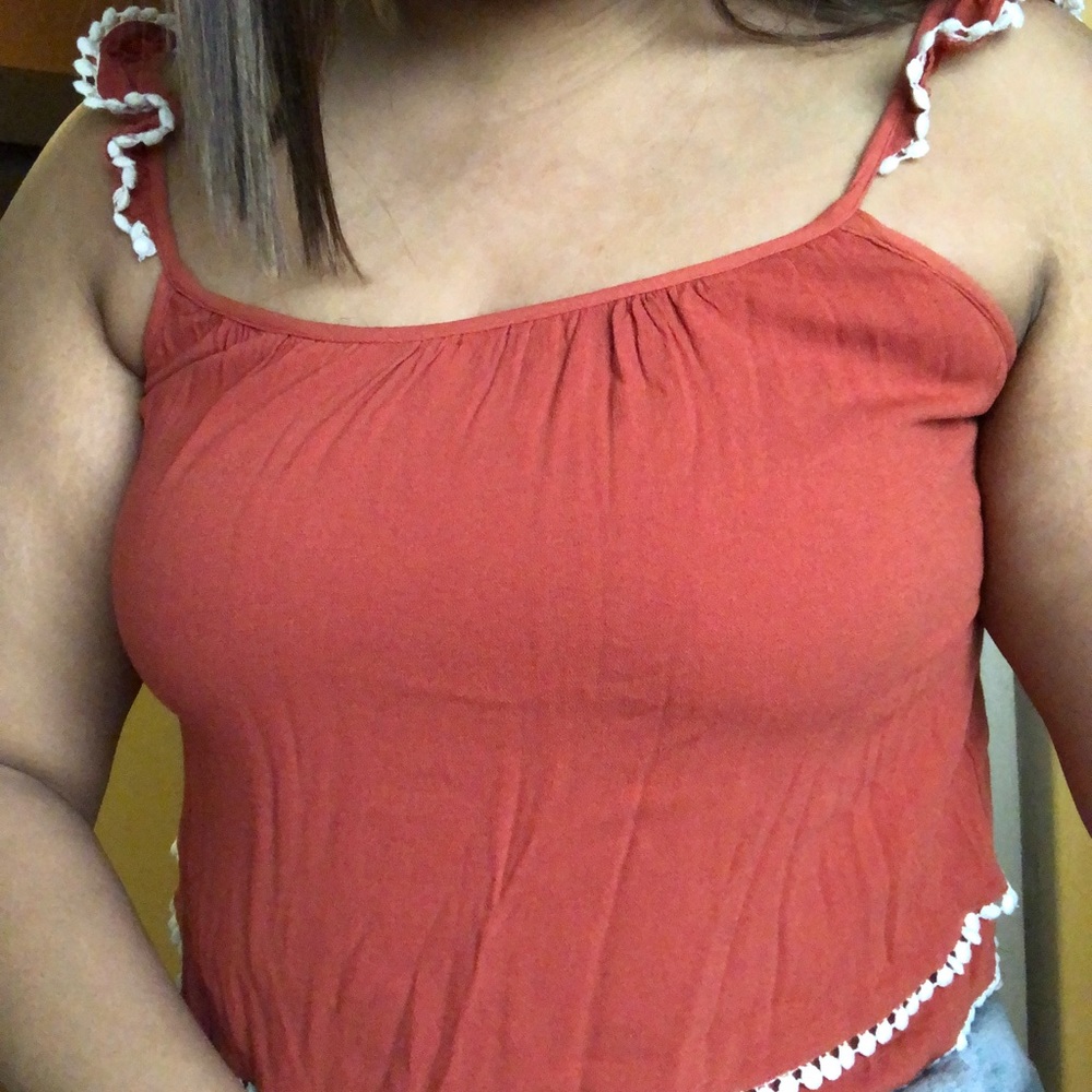 Flowy Ruffle Tank Top